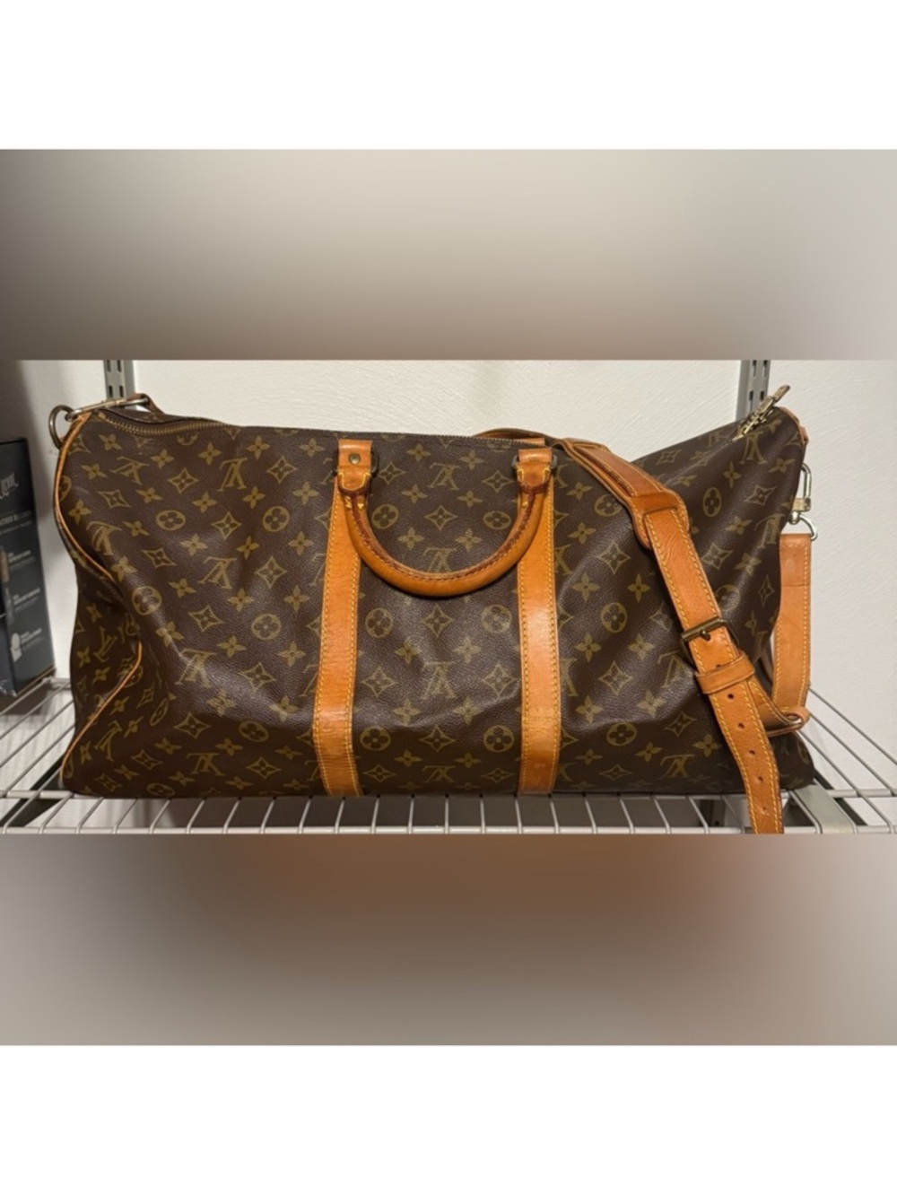 Louis Vuitton Bando 55 with strap and dust bag